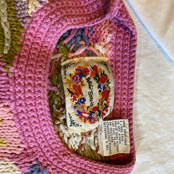 Pastel cotton sweater vintage 80’s - Picture 2 of 5